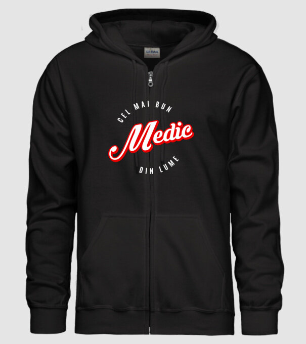 Cel mai bun MEDIC din lume model negru pe tricou