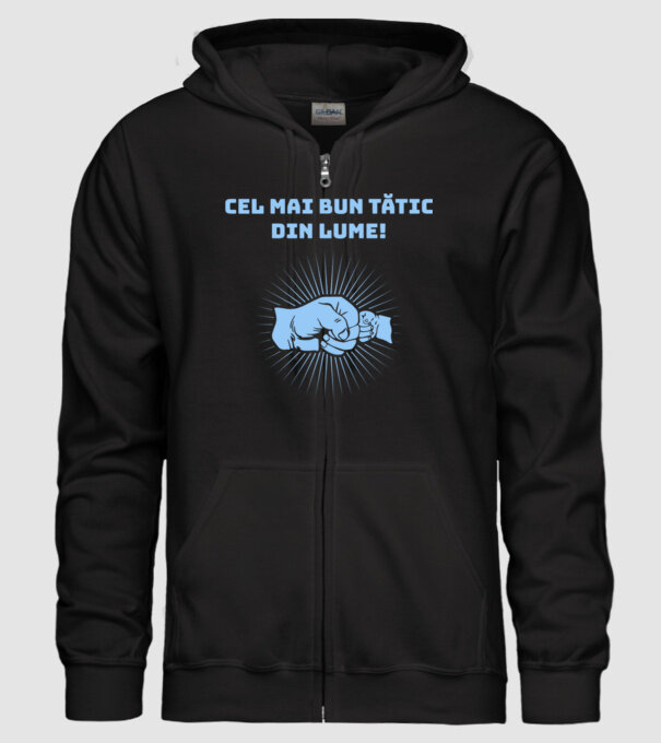 cel mai bun Tătic din lume model negru pe tricou