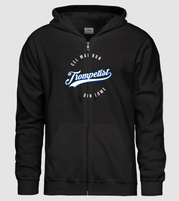 Cel mai bun trompetist din lume model negru pe tricou
