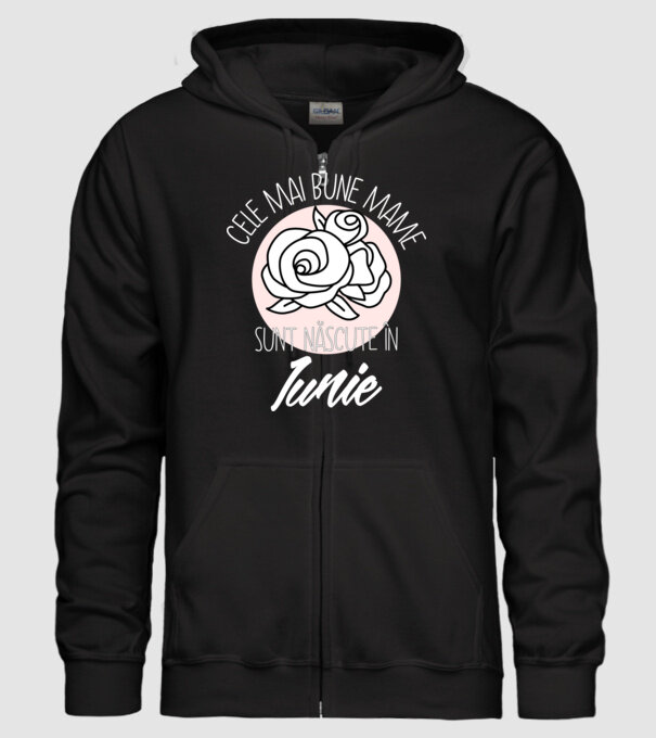 Cele mai bune mame sunt născute în Iunie model negru pe tricou