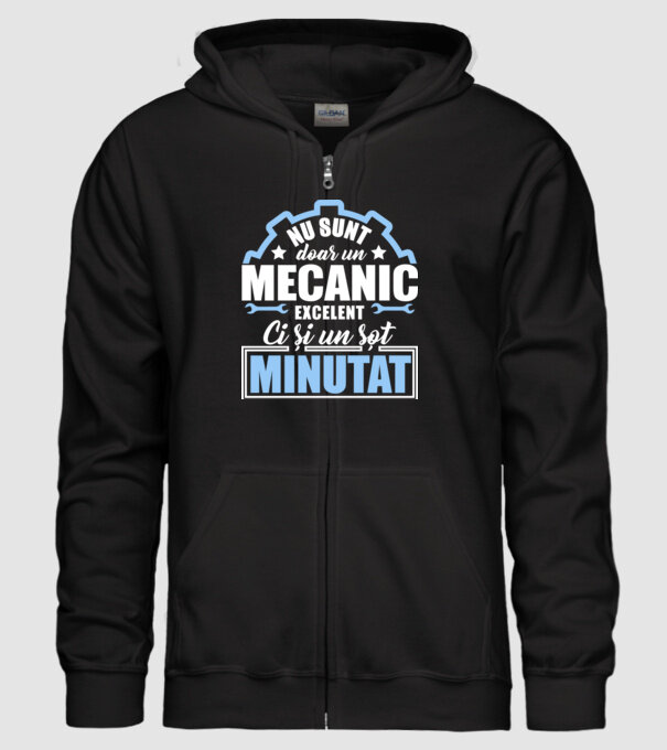 Nu sunt doar un mecanic excelent, ci și un soț minunat! model negru pe tricou