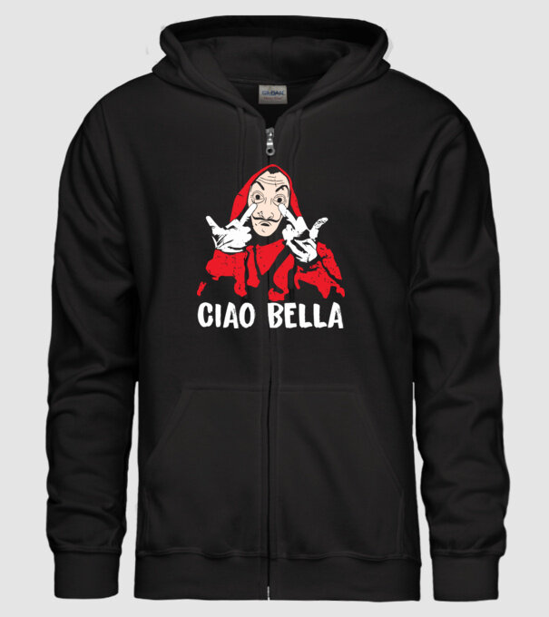 ciao bella dali model negru pe tricou