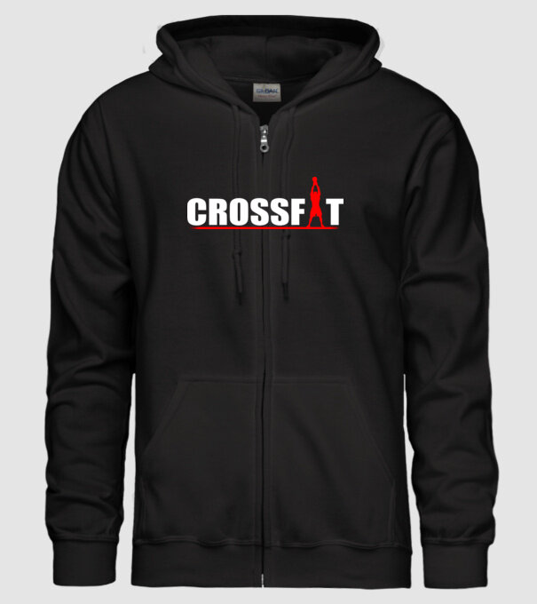 Crossfit model negru pe tricou