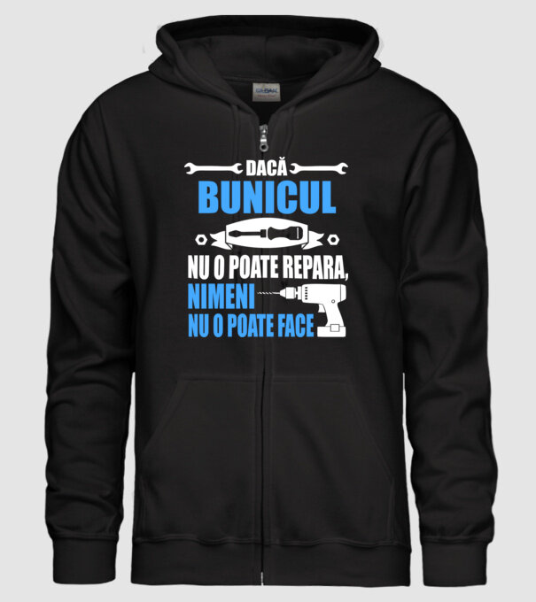 Dacă bunicul nu o poate repara, nimeni nu o poate face model negru pe tricou