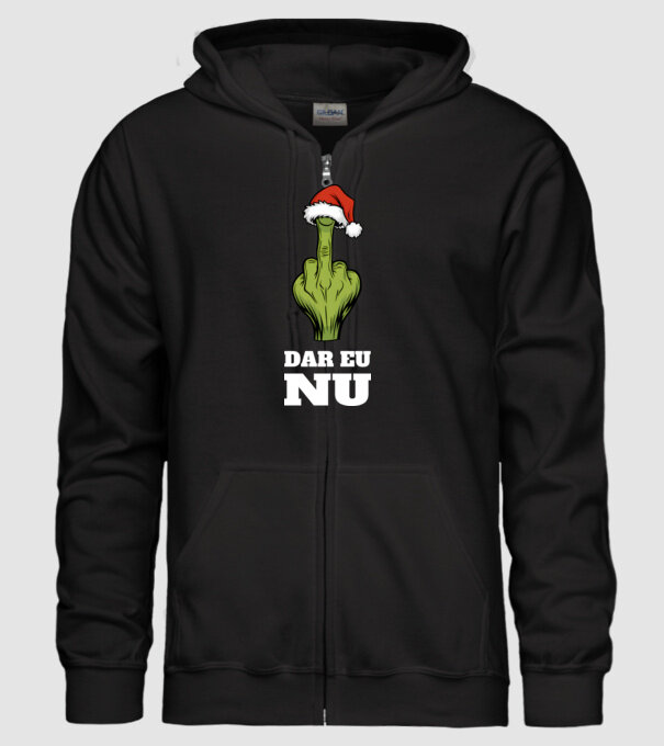 Dar eu NU Negru model negru pe tricou