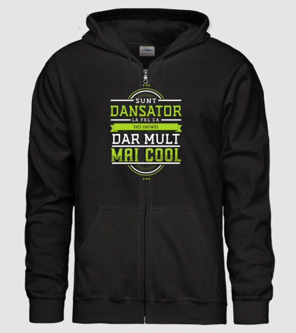 sunt dansator, la fel ca toți ceilalți, dar mult mai cool model negru pe tricou