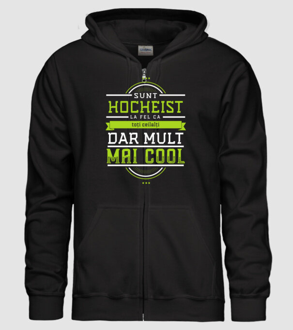Sunt hocheist, la fel ca toți ceilalți, dar mult mai cool model negru pe tricou