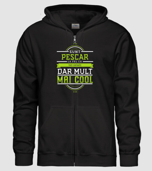 sunt pescar, la fel ca toți ceilalți, dar mult mai cool model negru pe tricou