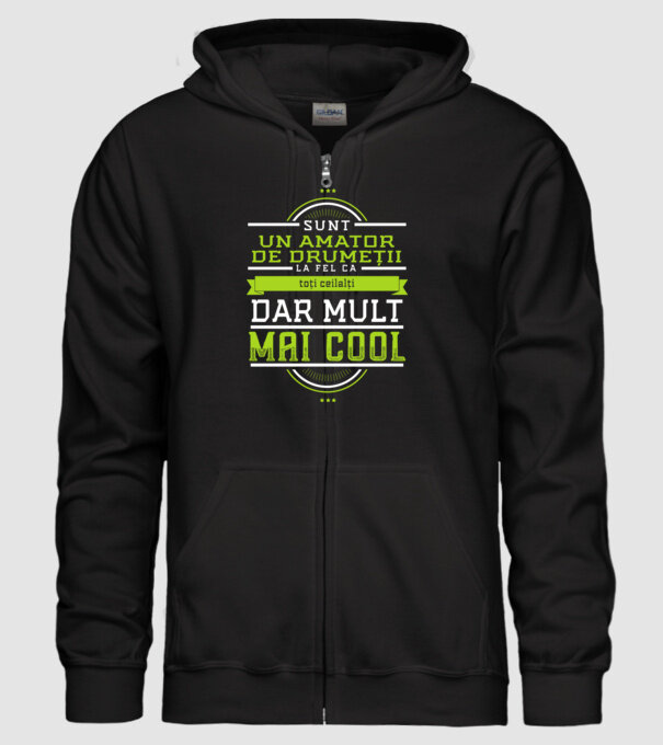 sunt un amator de drumeții, la fel ca toți ceilalți, dar mult mai cool model negru pe tricou