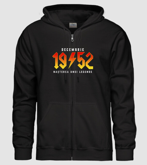 Decembrie - 1952 - nașterea unei legende model negru pe tricou