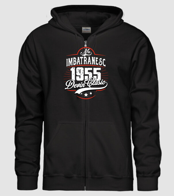 Devin Clasic - 1955 model negru pe tricou