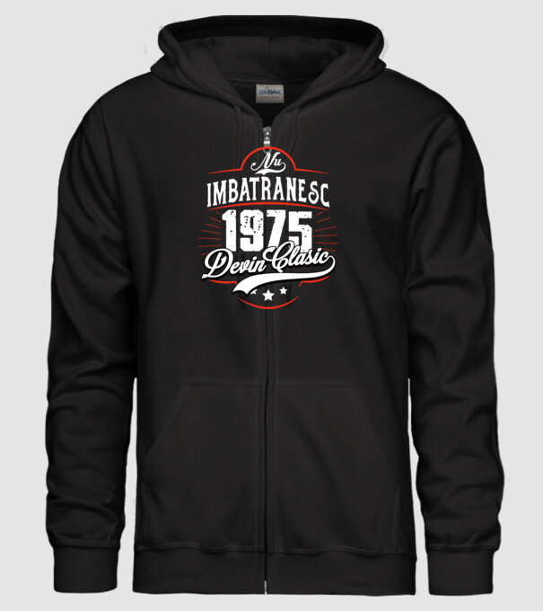 Devin Clasic - 1975 model negru pe tricou