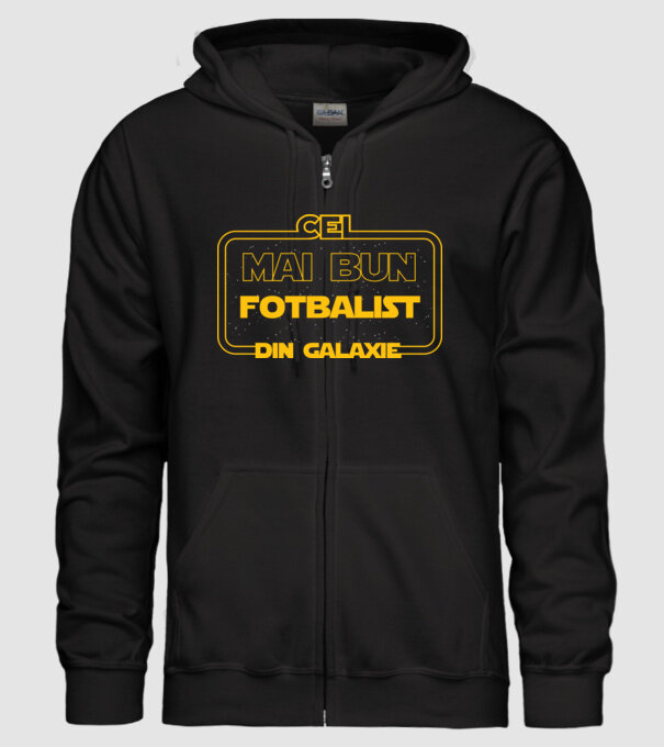 Cel mai bun fotbalist din galaxie model negru pe tricou