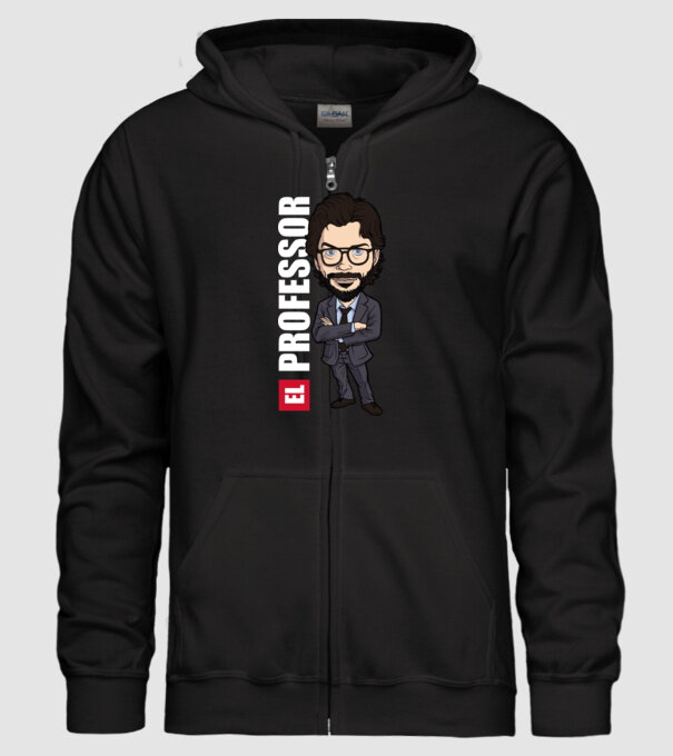 el professor drawing model negru pe tricou