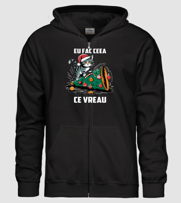Eu fac ceea ce vreau Negru model negru pe tricou
