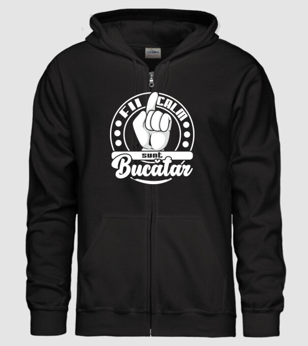 Fii calm... sunt bucătar model negru pe tricou