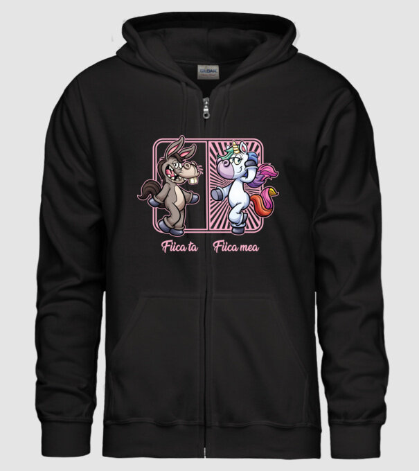 fiica ta - fiica mea model negru pe tricou