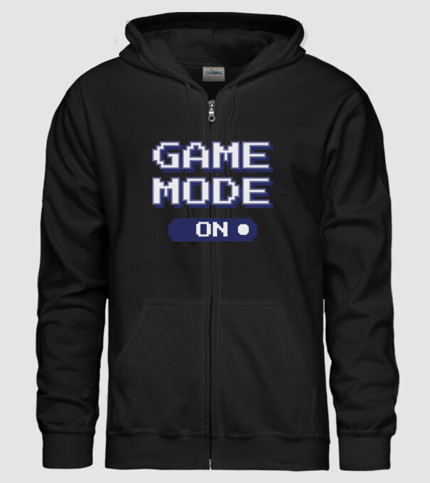 Gamer - Game mode on model negru pe tricou