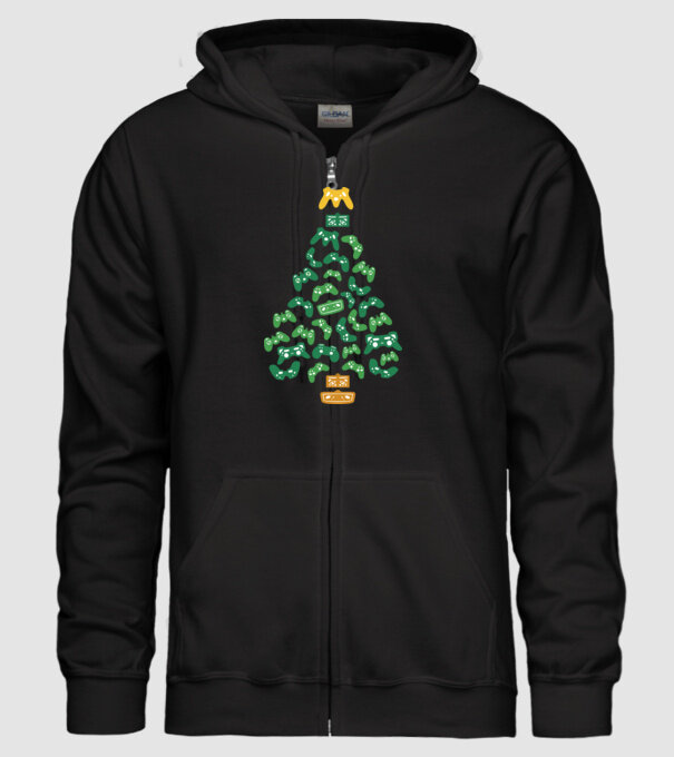 Gamer tree model negru pe tricou