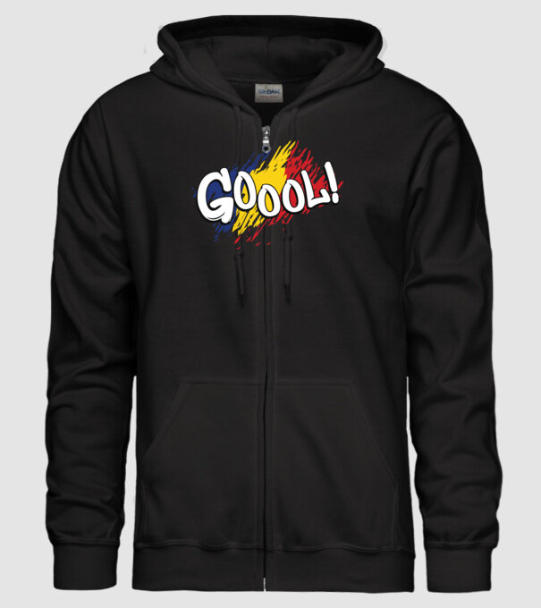 GOOOL model negru pe tricou