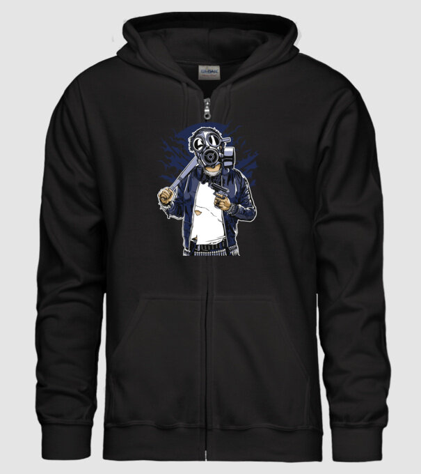 Graffiti model negru pe tricou