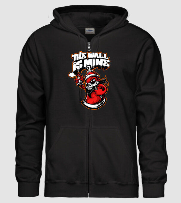 Graffiti model negru pe tricou