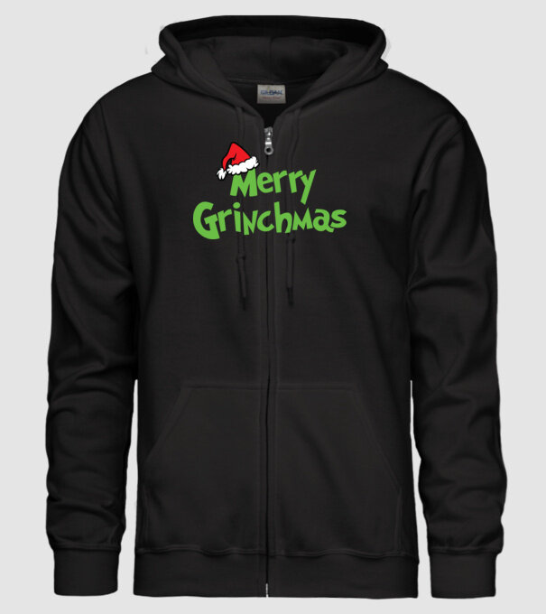 Grinchmas model negru pe tricou