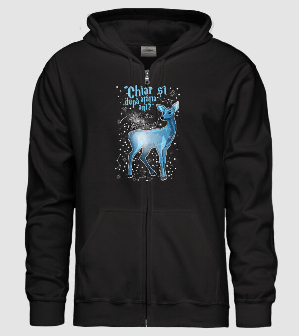 Harry Potter Valentine model negru pe tricou