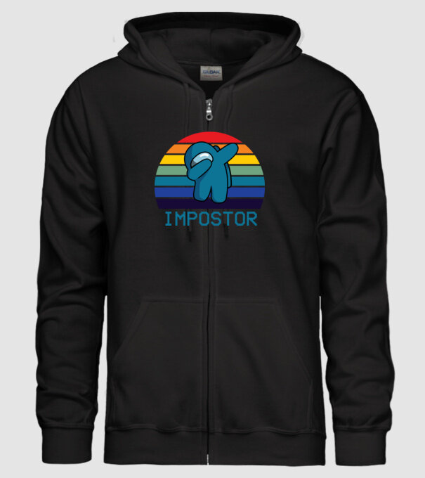Impostor model negru pe tricou