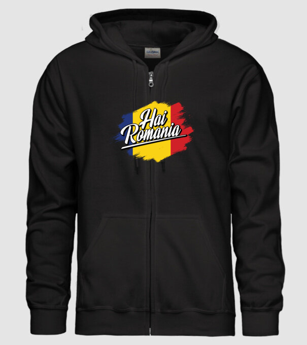 Inscripție cu steag model negru pe tricou