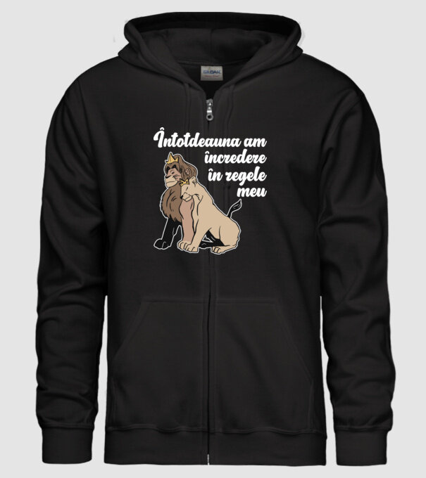 Întotdeauna am încredere în regele meu model negru pe tricou