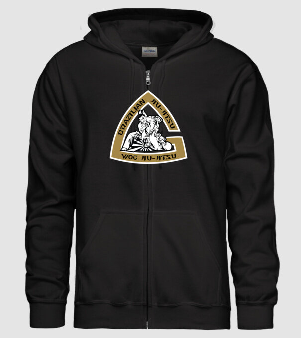 Jiu Jitsu model negru pe tricou