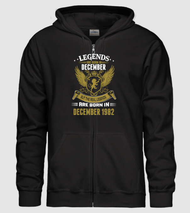 Legends born model negru pe tricou
