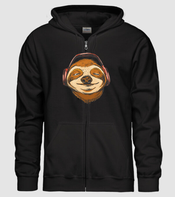 Leneș model negru pe tricou