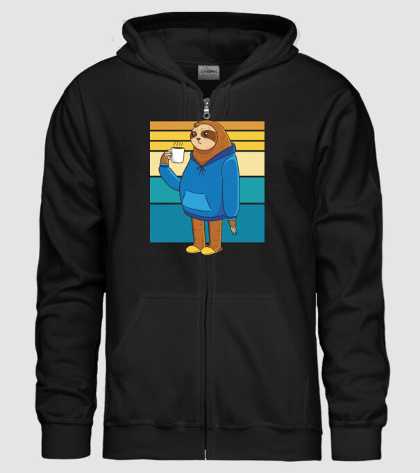 Leneș model negru pe tricou