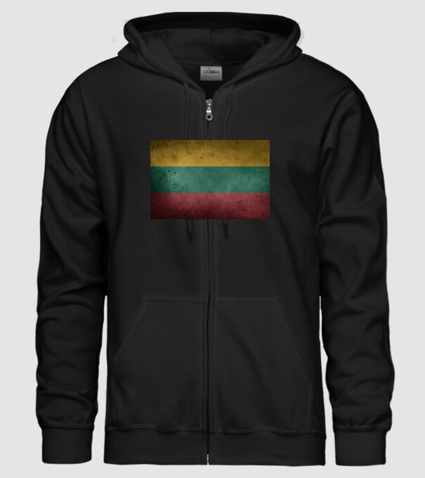 LITHUANIA model negru pe tricou