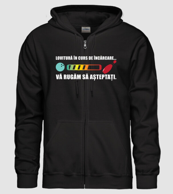 lovitură în curs de încărcare .. vă rugăm să așteptați. model negru pe tricou
