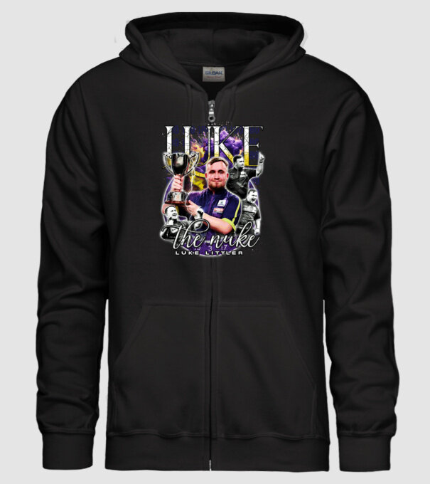 Luke the nuke model negru pe tricou