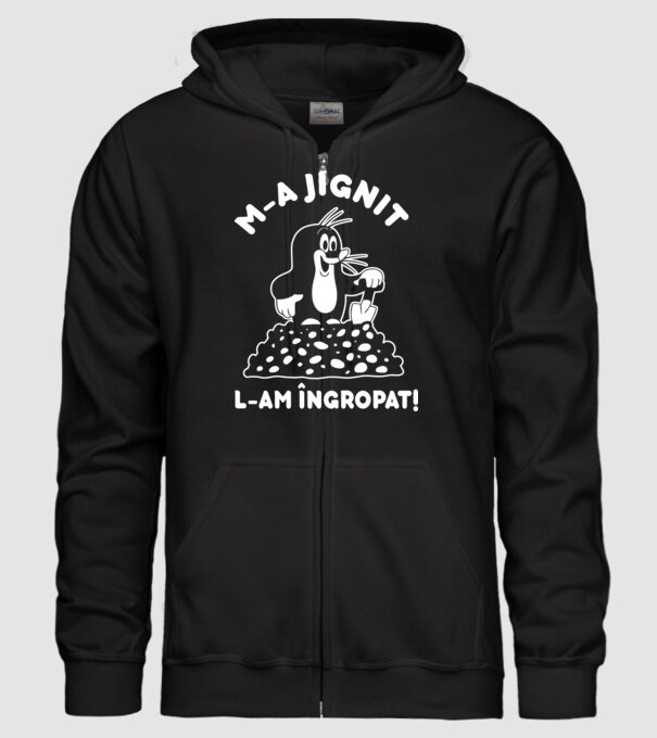 M-a jignit, l-am îngropat model negru pe tricou