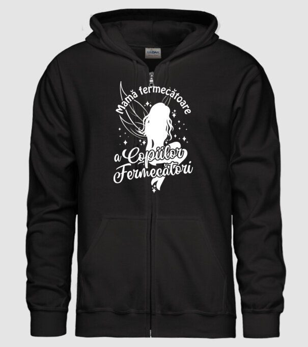Mamă fermecătoare a copiilor fermecători model negru pe tricou