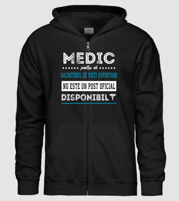 MEDIC: pentru că salvatorul de vieți supertare nu este un post oficial disponibil model negru pe tricou