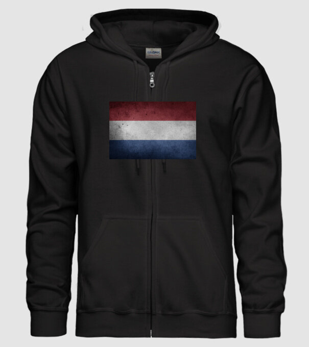 NETHERLANDS model negru pe tricou