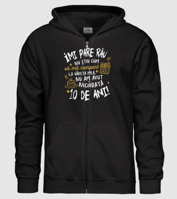 Nu am avut niciodată 10 de ani model negru pe tricou
