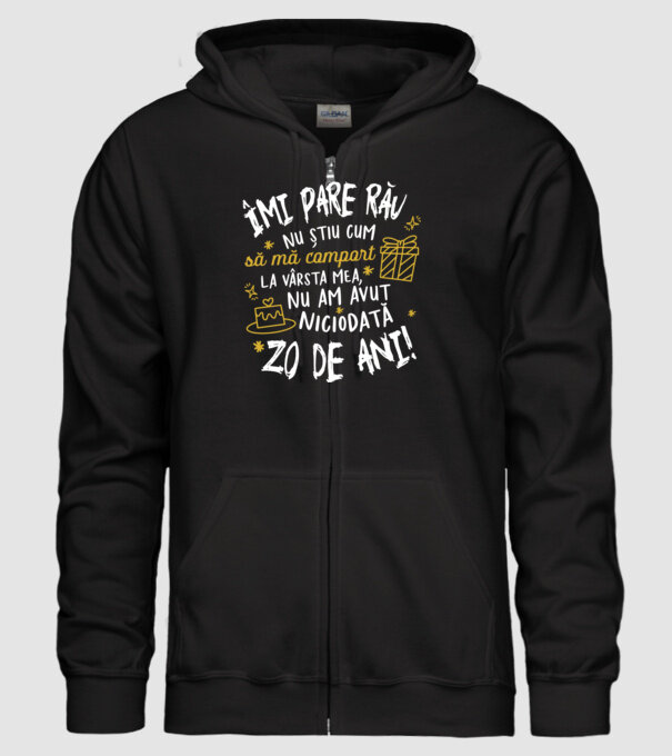 Nu am avut niciodată 20 de ani model negru pe tricou