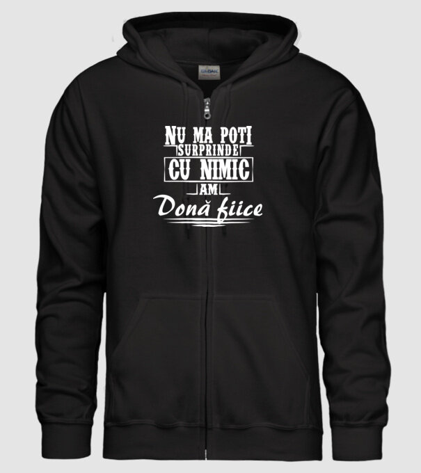 Nu mă poți surprinde cu nimic, am două fiice model negru pe tricou