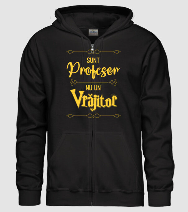 Sunt profesor, nu un vrăjitor model negru pe tricou