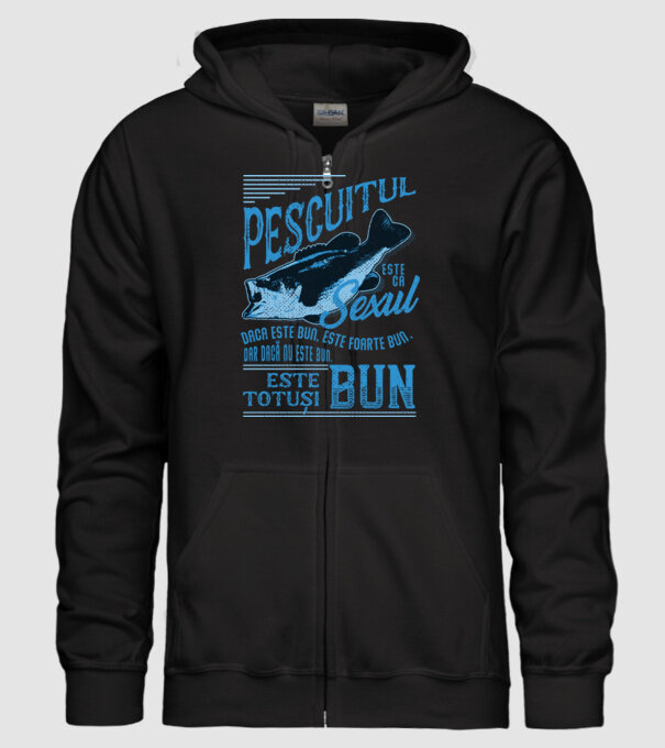 pescuitul este ca sexul, dacă este bun, este foarte bun, dar dacă nu este bun, este totuși bun model negru pe tricou