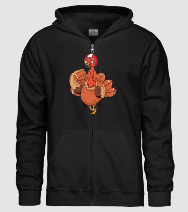 Player Turkey model negru pe tricou