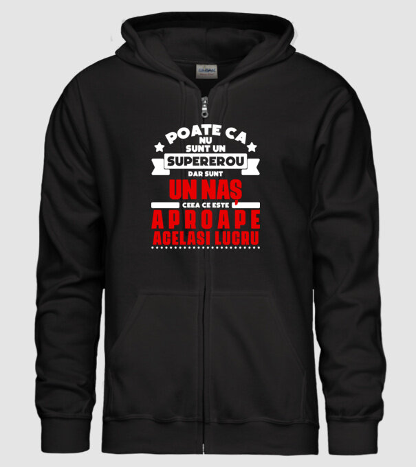 poate că nu sunt un supererou, dar sunt un naș, ceea ce este aproape același lucru model negru pe tricou