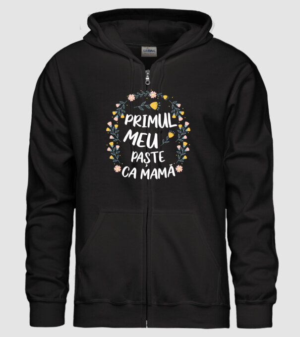 Primul meu Paște ca mamă model negru pe tricou